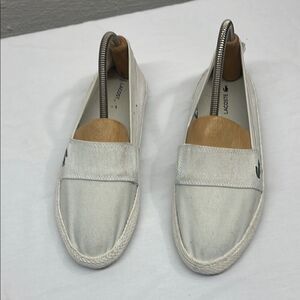 Lacoste Women’s White Marice Loafers size 9